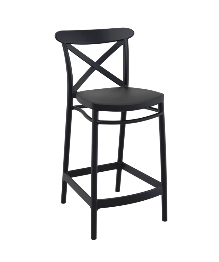 Siesta Cross Back Kitchen Counter Barstool