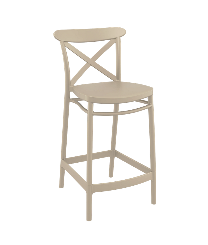 Siesta Cross Back Kitchen Counter Barstool