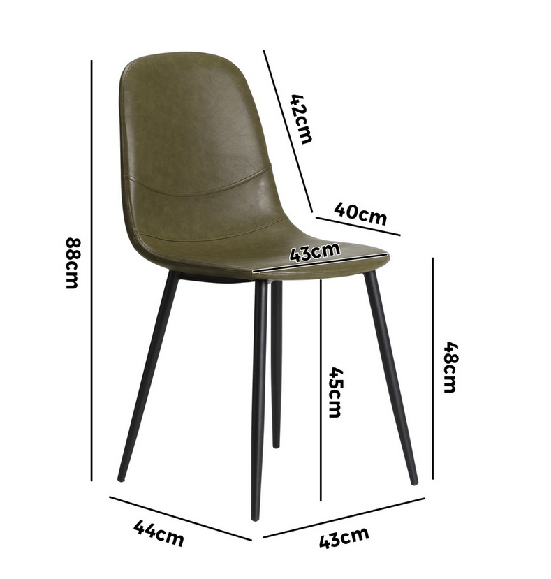 Echo Dining Chair x 2 Chairs