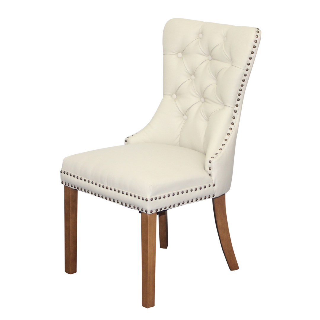 Elena Diamond Buttoned Dining Chair