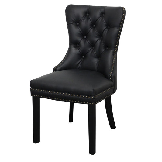 Elena Diamond Buttoned Dining Chair