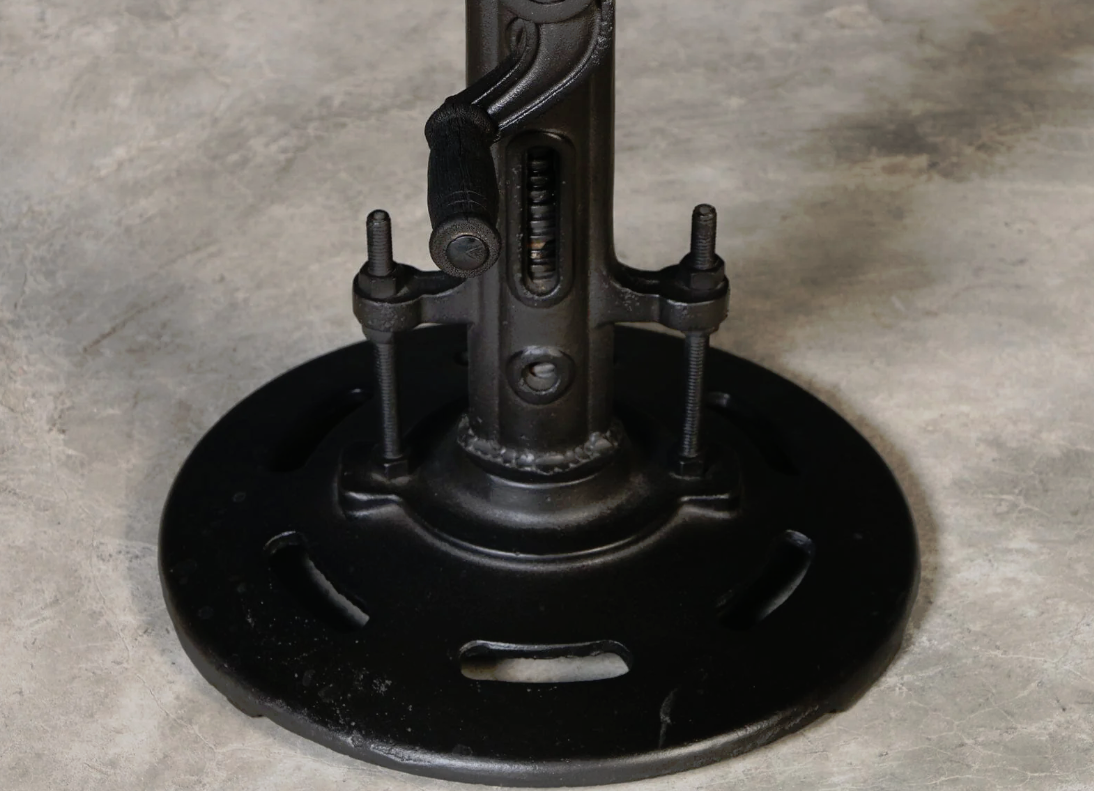 Paris Leather Wind Up Stool