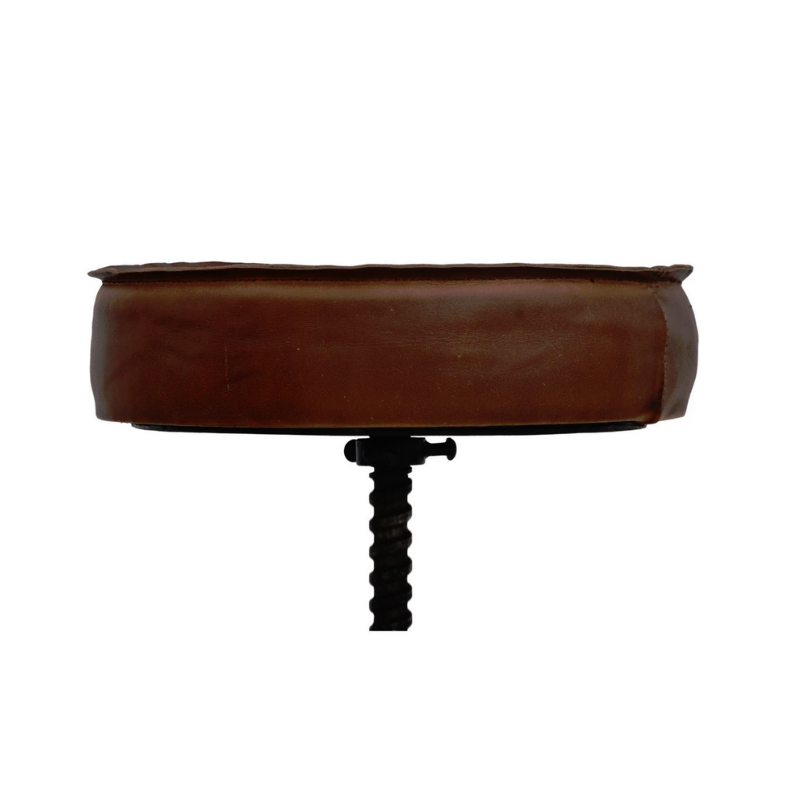 Paris Leather Wind Up Stool