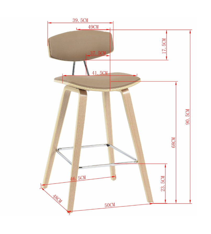 Retro Kitchen Bench Barstool