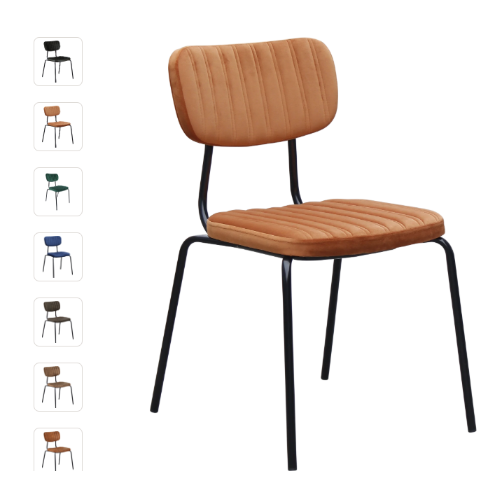 Tiramisu Dining Chair by Durafurn - Black Frame