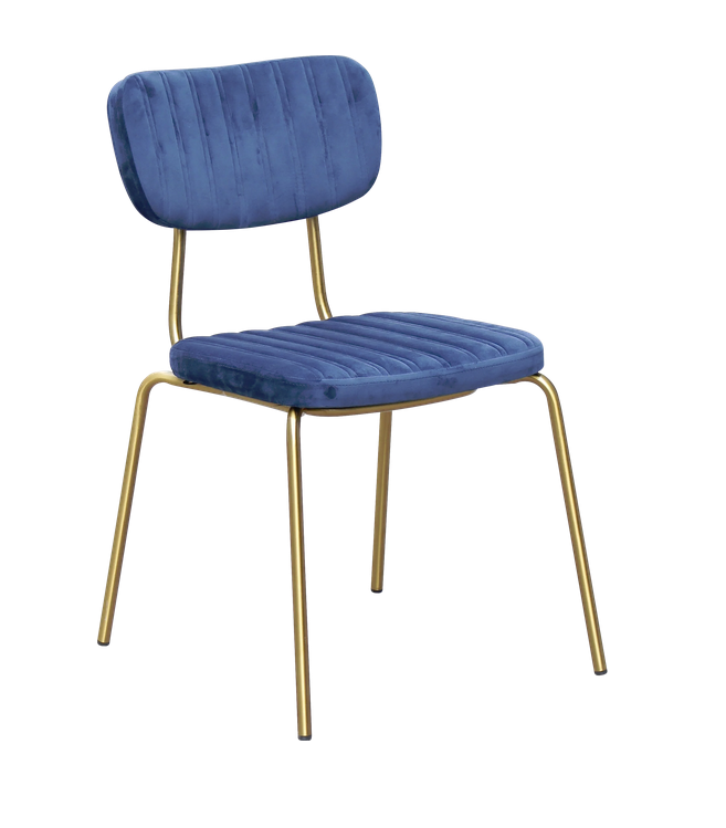 Tiramisu Dining Chair by Durafurn - Brass Frame