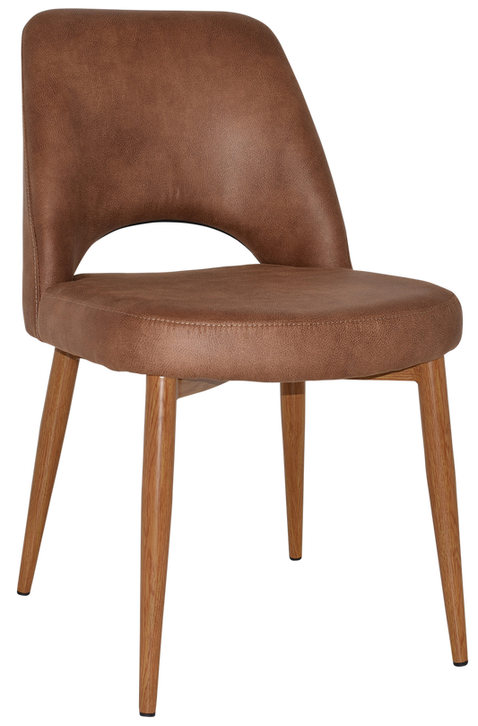 ALBURY SIDE CHAIR EASTWOOD TAN / OAK