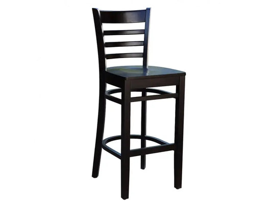 Durafurn Flo 75cm Bar Stool With Timber Seat