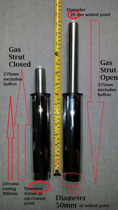 Gas lift on chair not online working