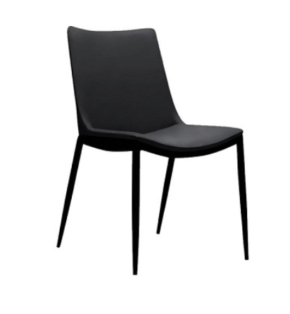 Maya Dining Chair With Black Powder Coated Legs