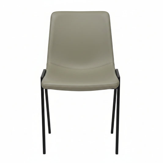 Nadia Dining Chair With Black Powder Coated Legs