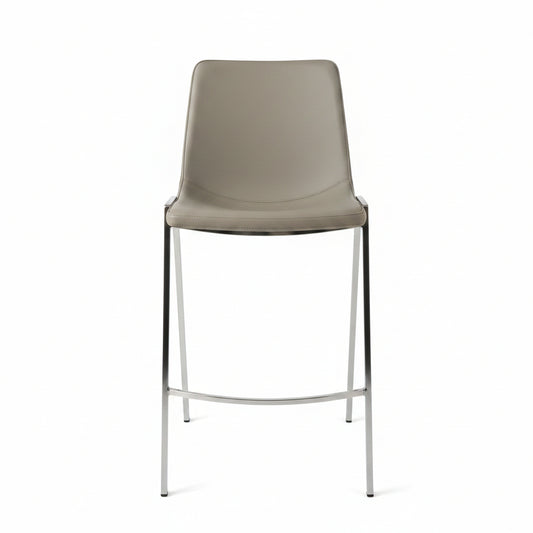 Nadia Kitchen Bench Stool - Stainless Steel Base
