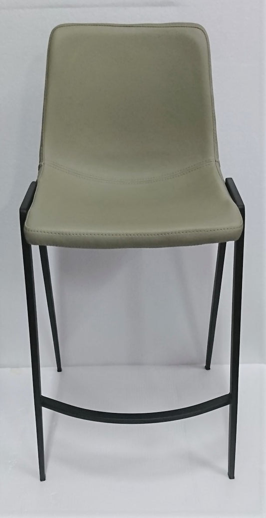 Nadia Kitchen Bench Bar Stool - Black Powder Coated Legs