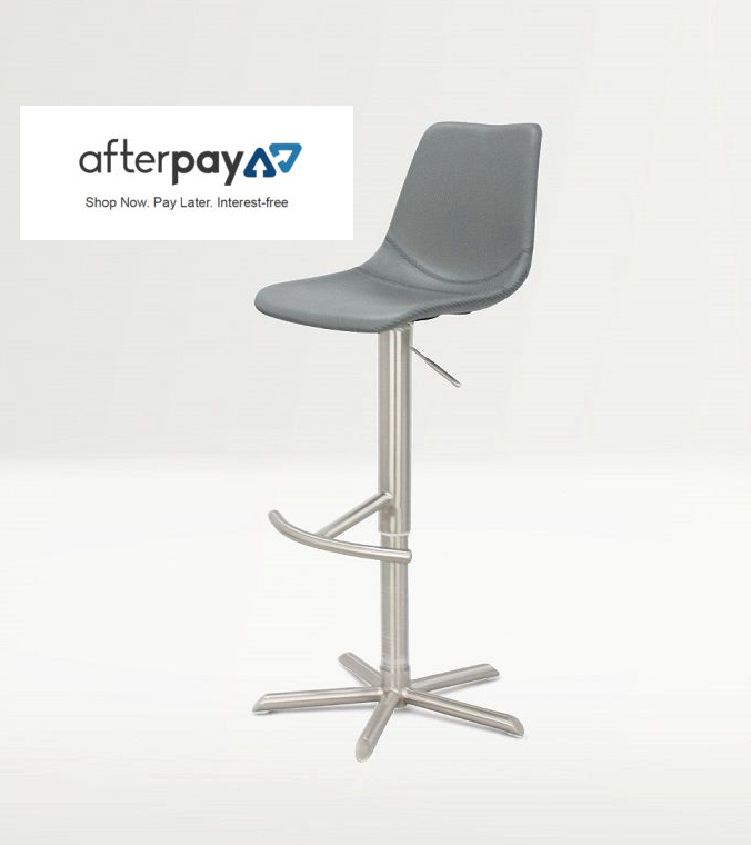 Coval Gas Lift Bar Stool Grey
