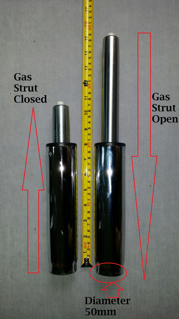 Gas Strut For An Office Chair