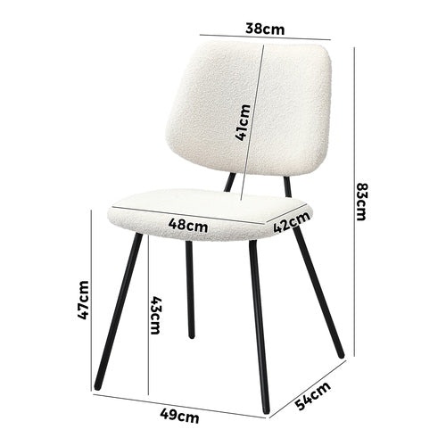 2x Sel Dining Chair Vintage Retro