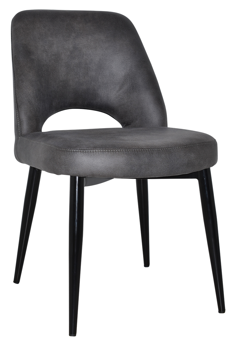 ALBURY SIDE CHAIR BLACK / EASTWOOD SLATE