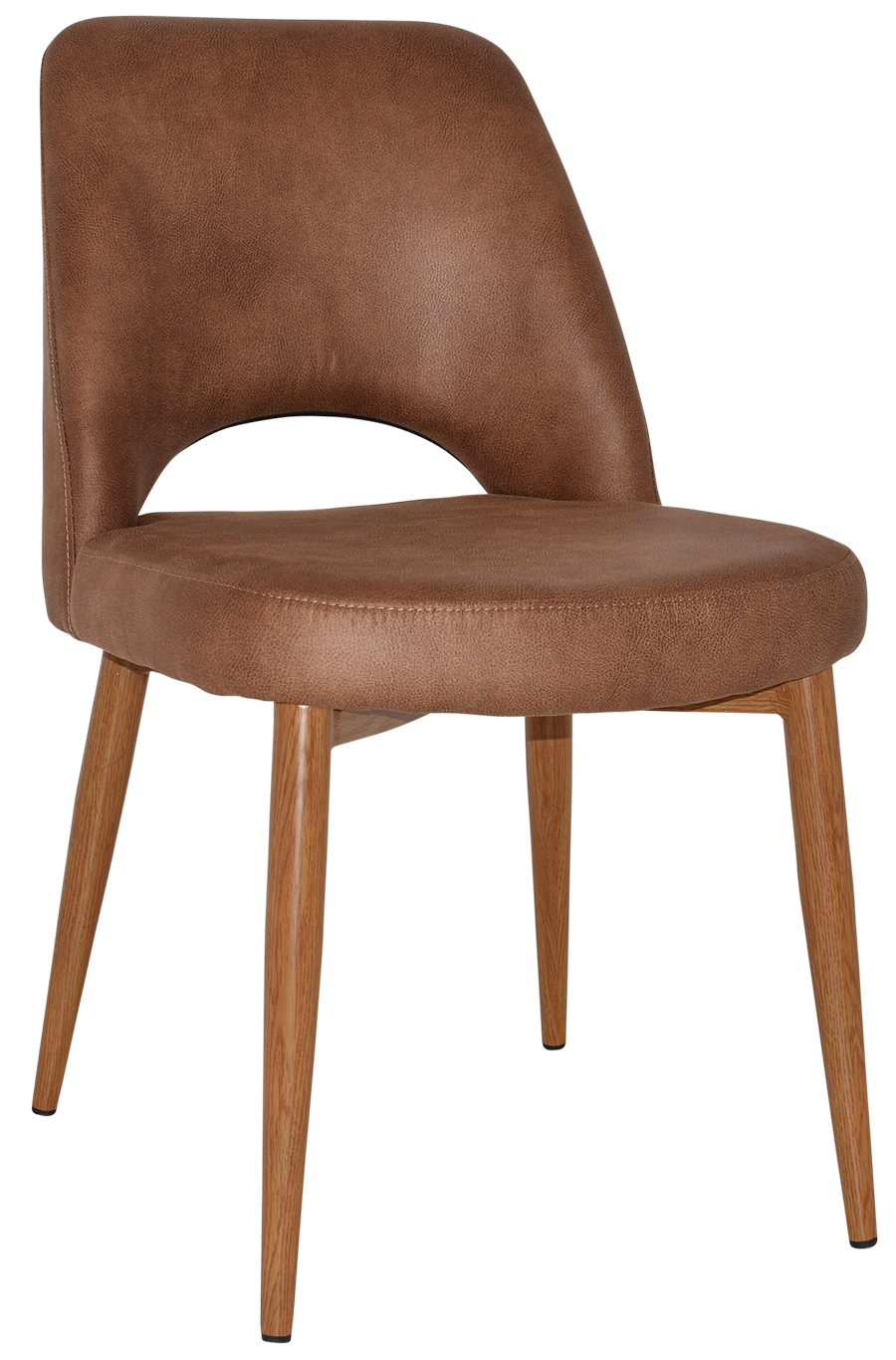 ALBURY SIDE CHAIR EASTWOOD TAN / OAK