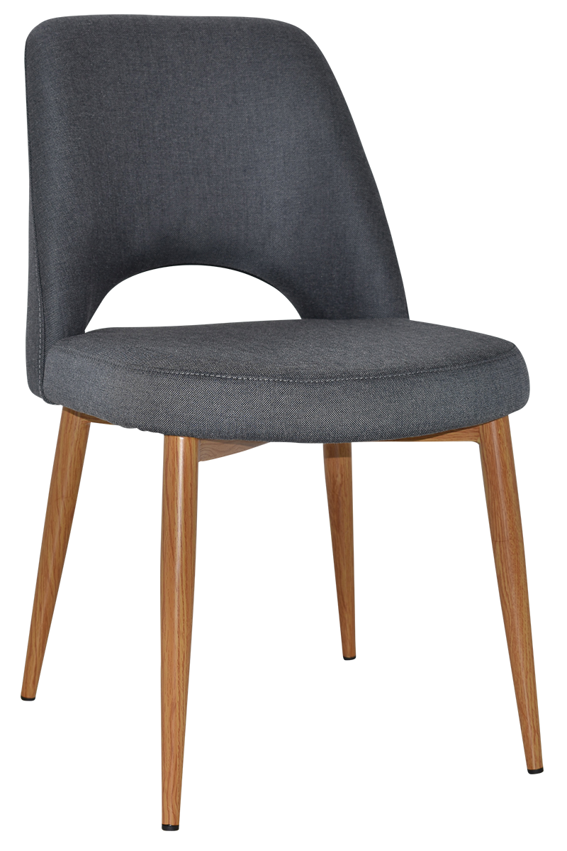 ALBURY SIDE CHAIR OAK GRAVITY SLATE