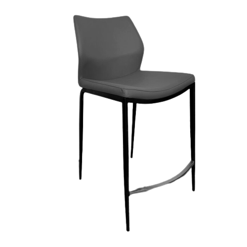 Clara Kitchen Stool: Vinyl Seat & Powder Coated Steel Frame for Style and Durability