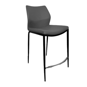 Clara Kitchen Stool: Vinyl Seat & Powder Coated Steel Frame for Style and Durability