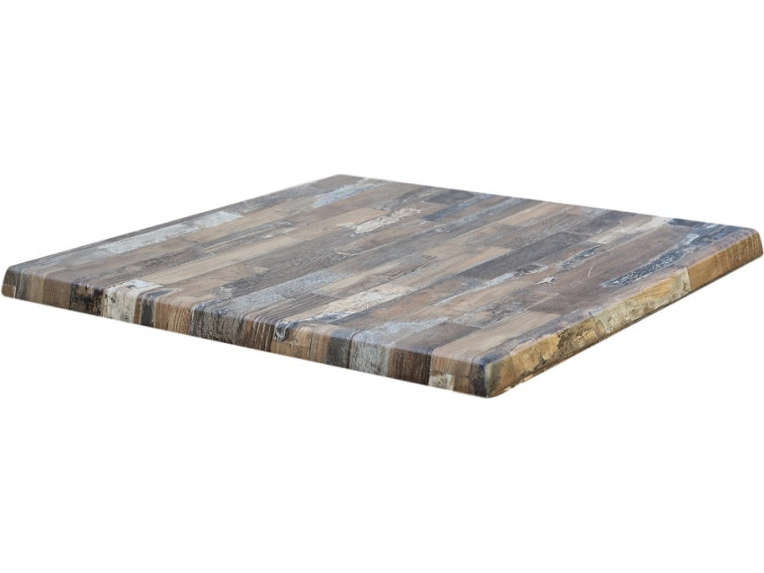 SM FRANCE 80cm x 80cm Square Werzalit Table Top - Top Only - Made in France