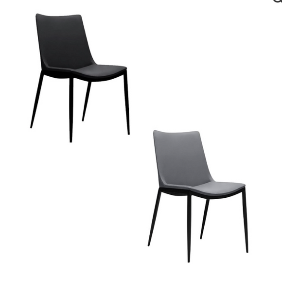 Maya Dining Chair With Black Powder Coated Legs