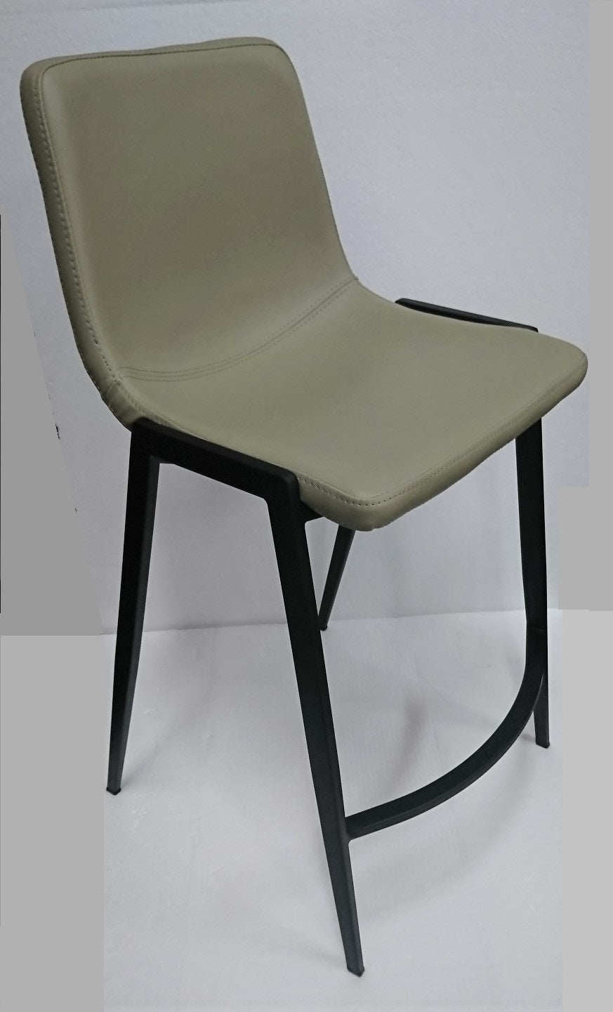 Nadia Kitchen Bench Bar Stool With Black Powder Coated Legs
