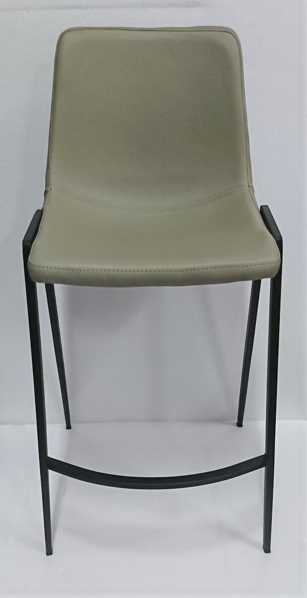 Nadia Kitchen Bench Bar Stool With Black Powder Coated Legs