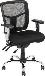 Diablo Manager Ergonomic Office Chair - Mid Height Adjustable Back Support for Comfortable Seating